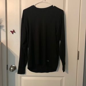 REI Mens Basic Black Long Sleeve Tee